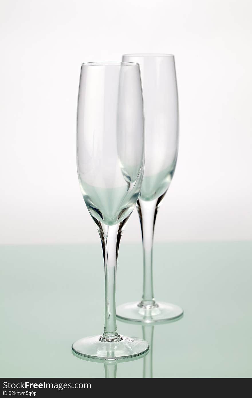 Two Champagne Flutes