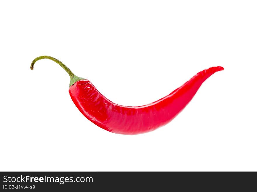 Hot paprika isolated on white background. Hot paprika isolated on white background