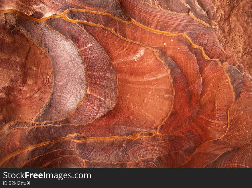 Close-up of sandstone.