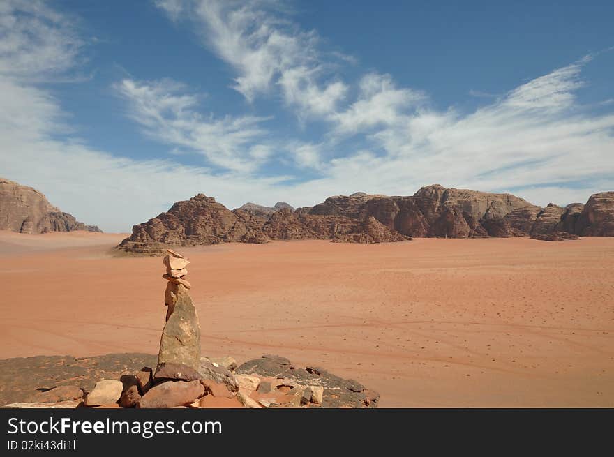 Wadi Rum Cairn