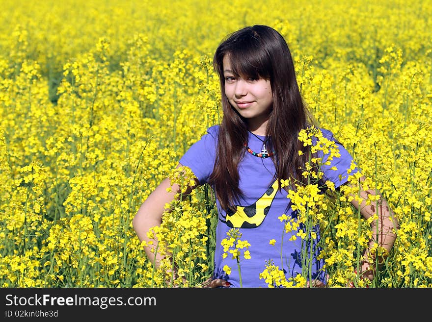 Girl In Field