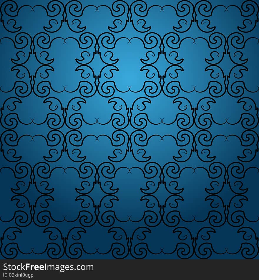 Decoration seamless pattern. Vector illustration.