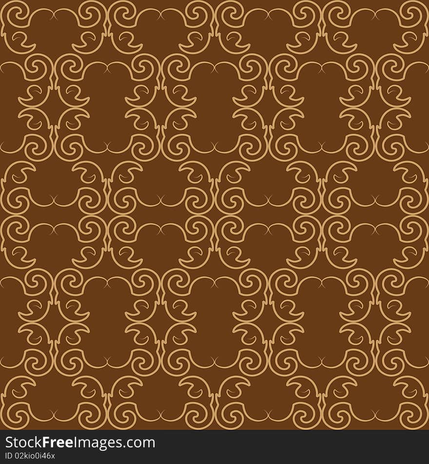 Decoration seamless pattern. Vector illustration.