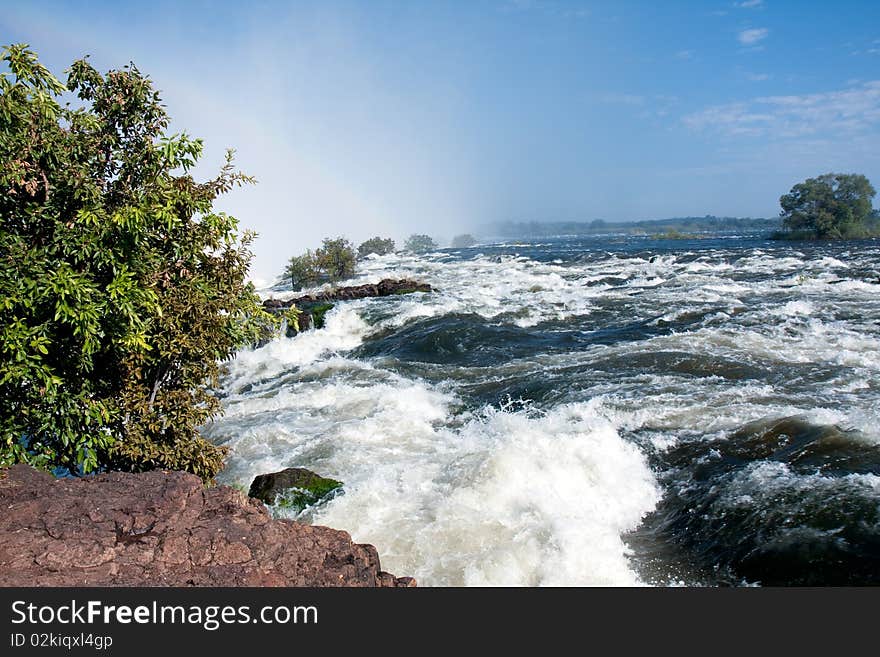 The Edge of Victoria Falls