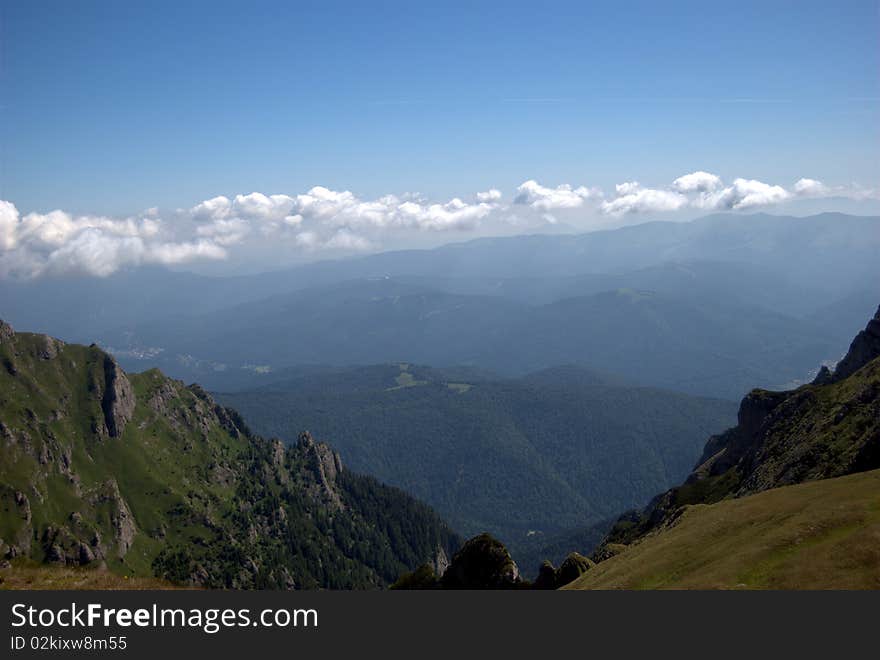 Landscape in Bucegi Mountains, Carpati, Romania. Landscape in Bucegi Mountains, Carpati, Romania