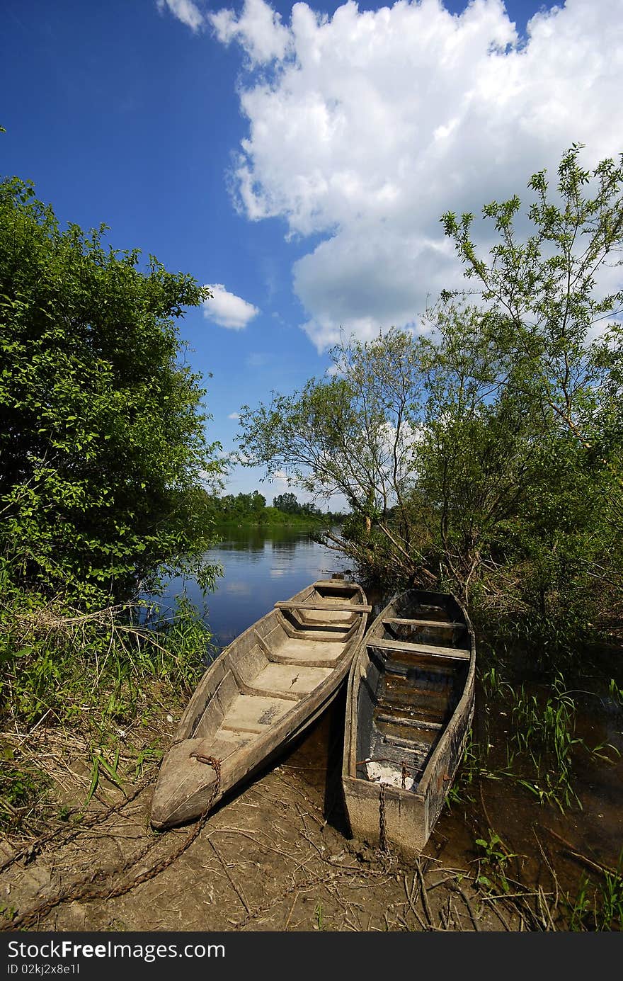 Landscape On The River