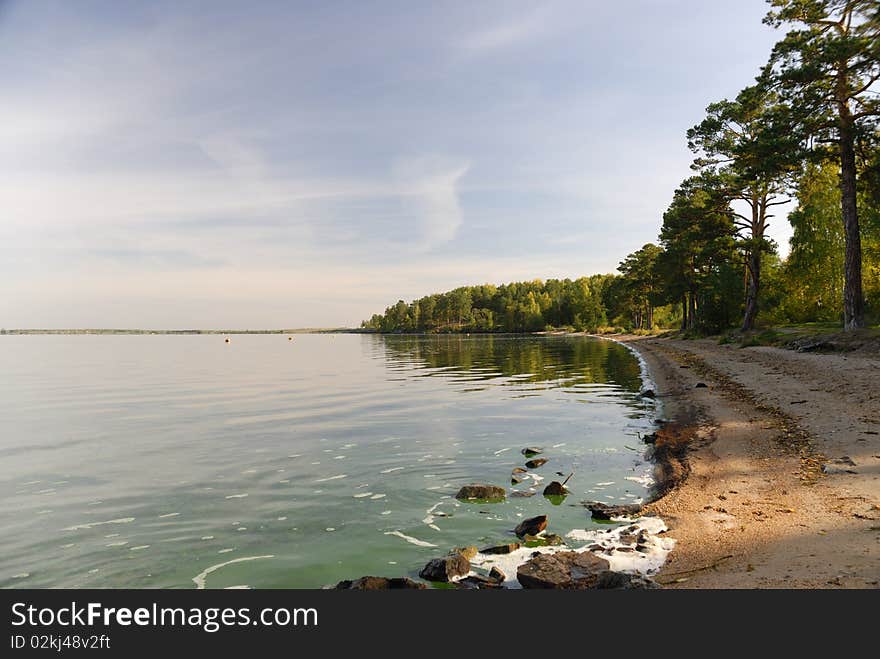 Autumnal beach