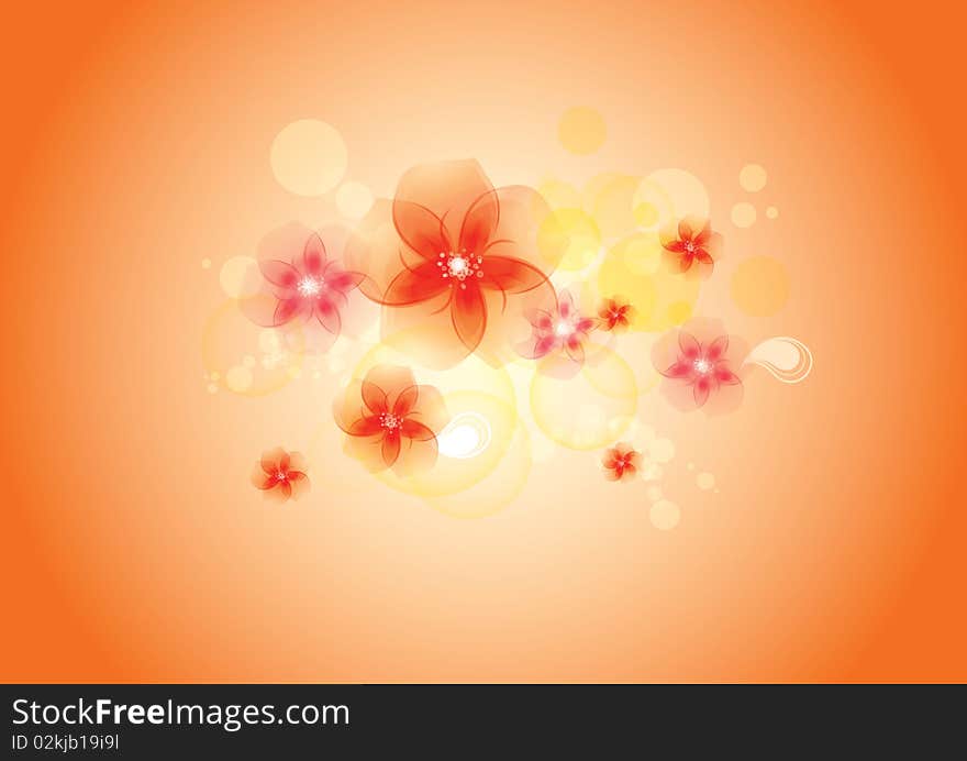 Abstract floral background design for any seasonal occasion. Abstract floral background design for any seasonal occasion