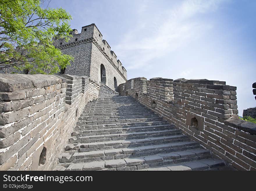 The Great Wall of China.