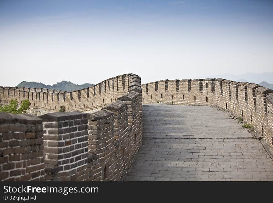 The Great Wall of China.