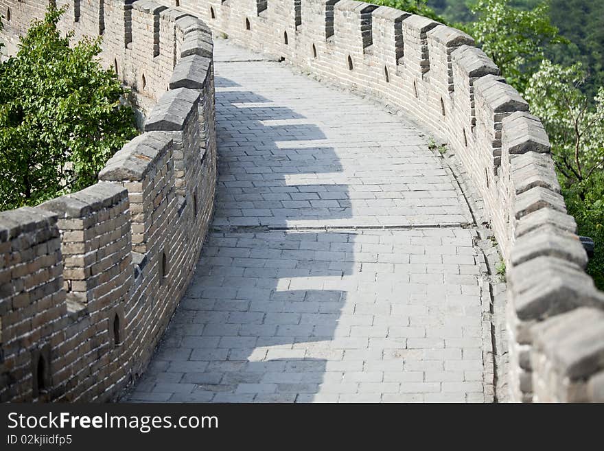 The Great Wall of China.