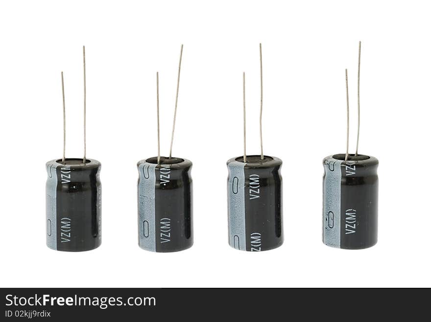 Electrolytic capacitors, electronic and computer component