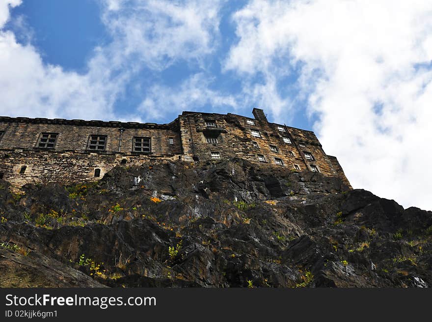 Castle of Edinburgh, Great Britain. Castle of Edinburgh, Great Britain