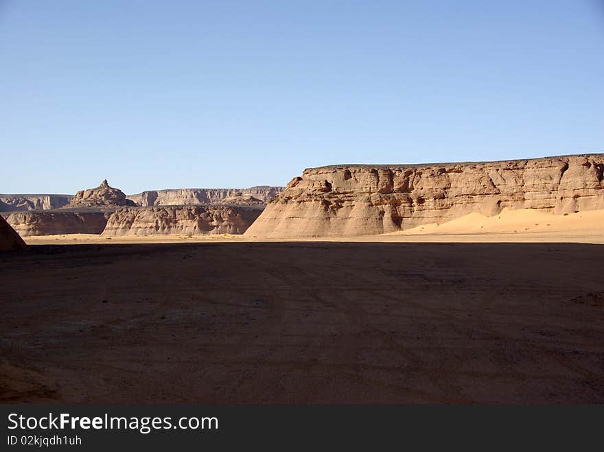 Landscape in Libya