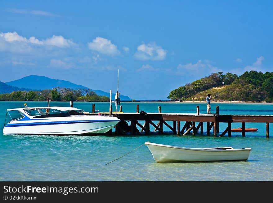 Boat at Kho Mak, Trad Thailand. Boat at Kho Mak, Trad Thailand