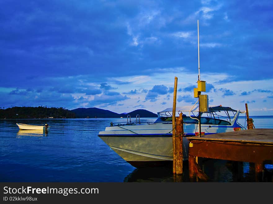 Morning at Koh Mak Thailand. Morning at Koh Mak Thailand