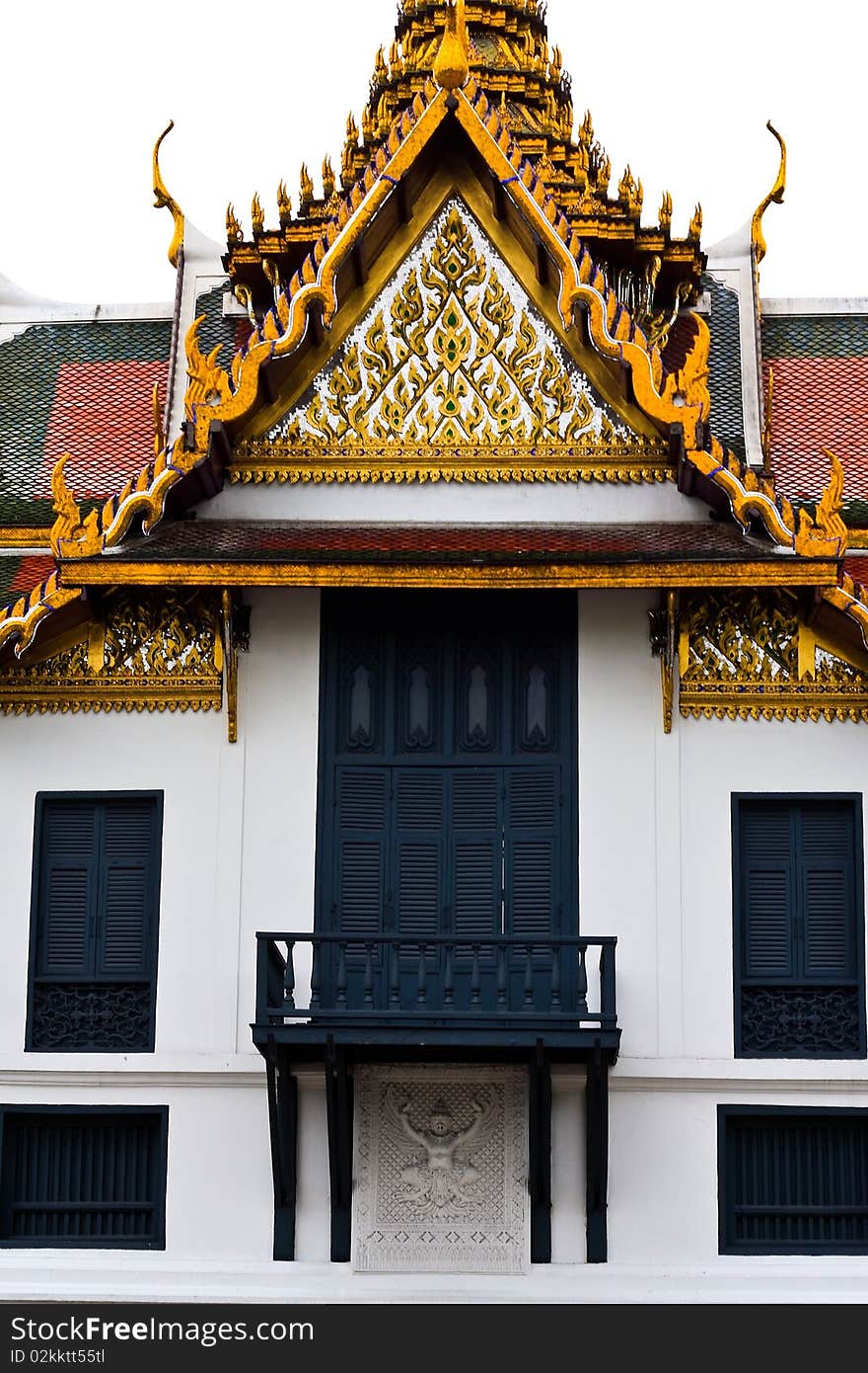 Window behind which Thai King received foreign visitors.This is old one. Window behind which Thai King received foreign visitors.This is old one.