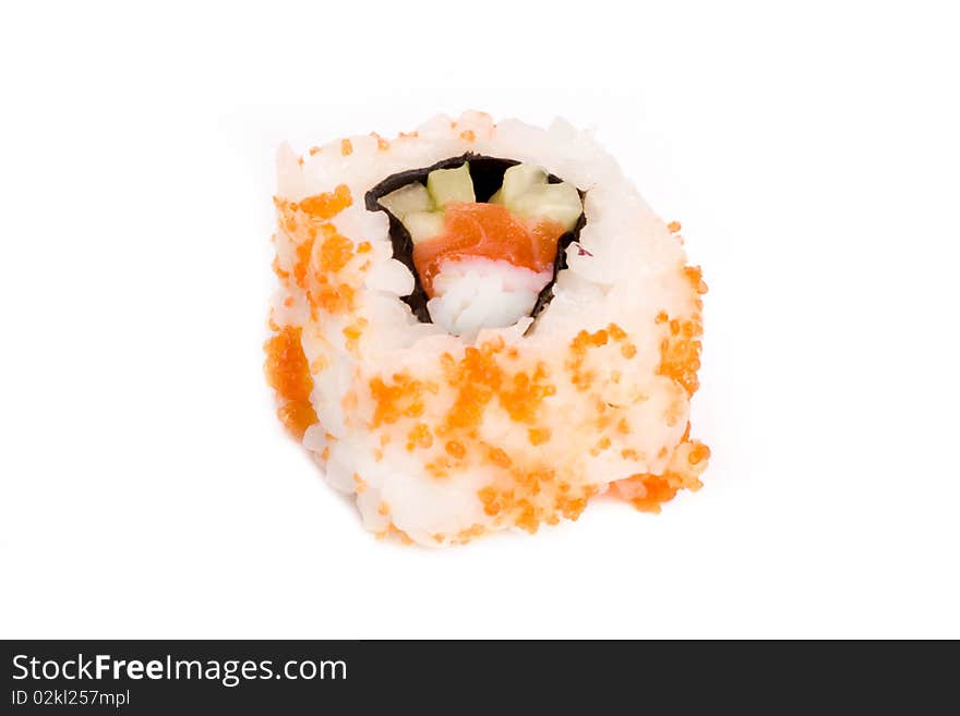 A piece of sushi