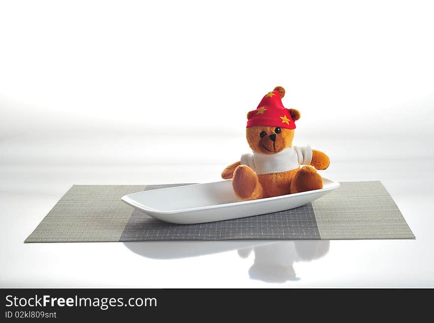 Picture of Teddy served on a dish. Picture of Teddy served on a dish.