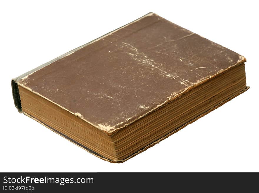 Old book are isolated on a white background