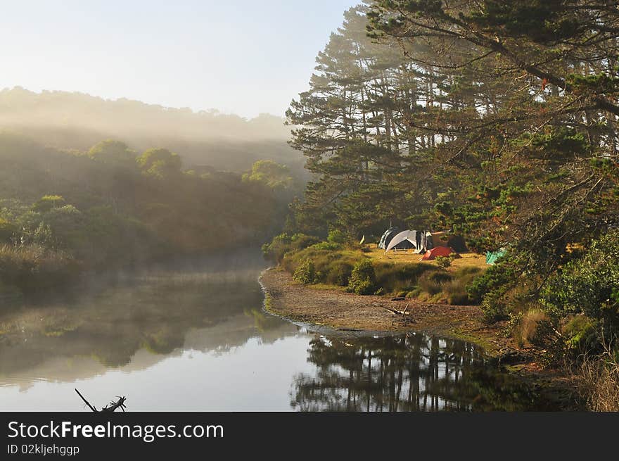 Morning In A Camp