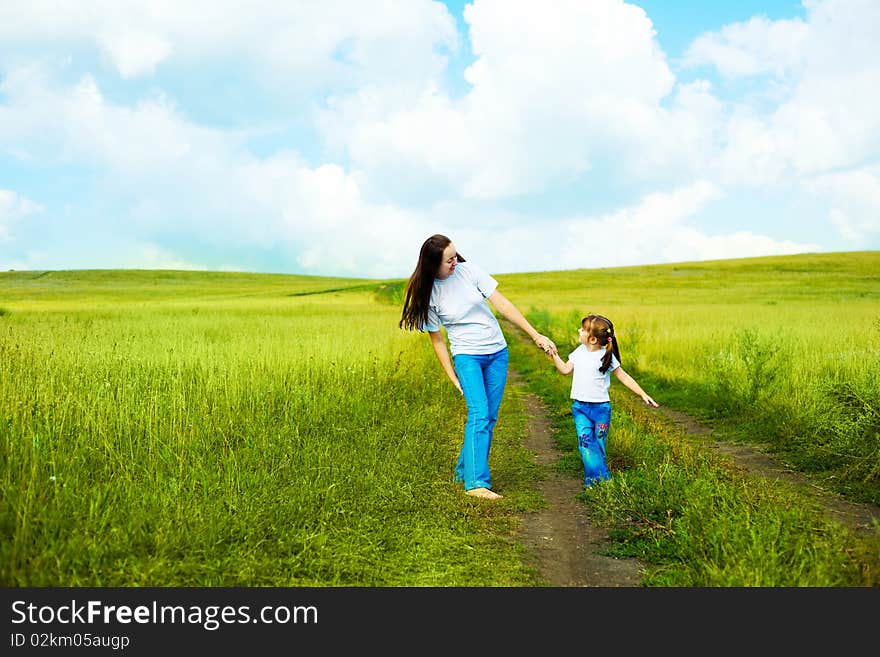 Mother and daughter