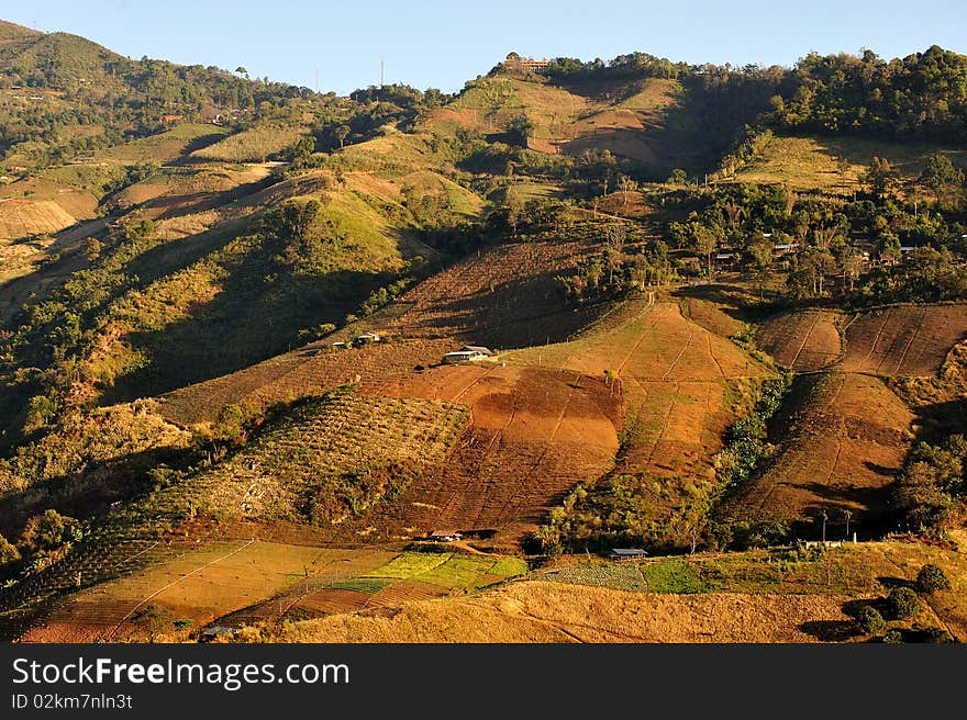 Mountains in northern Thailand