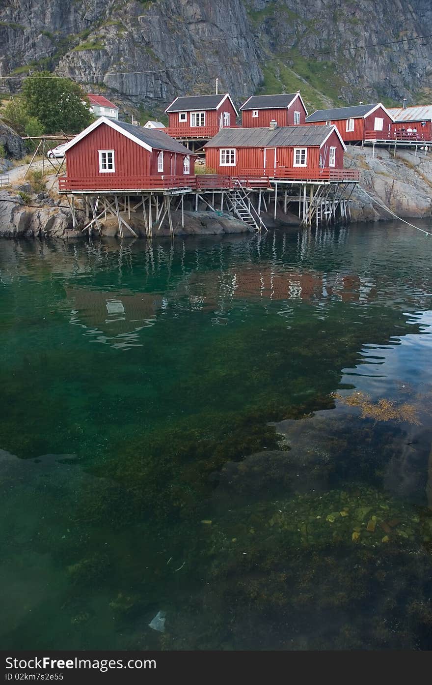 Fishing village, Lofoten islands in Norway