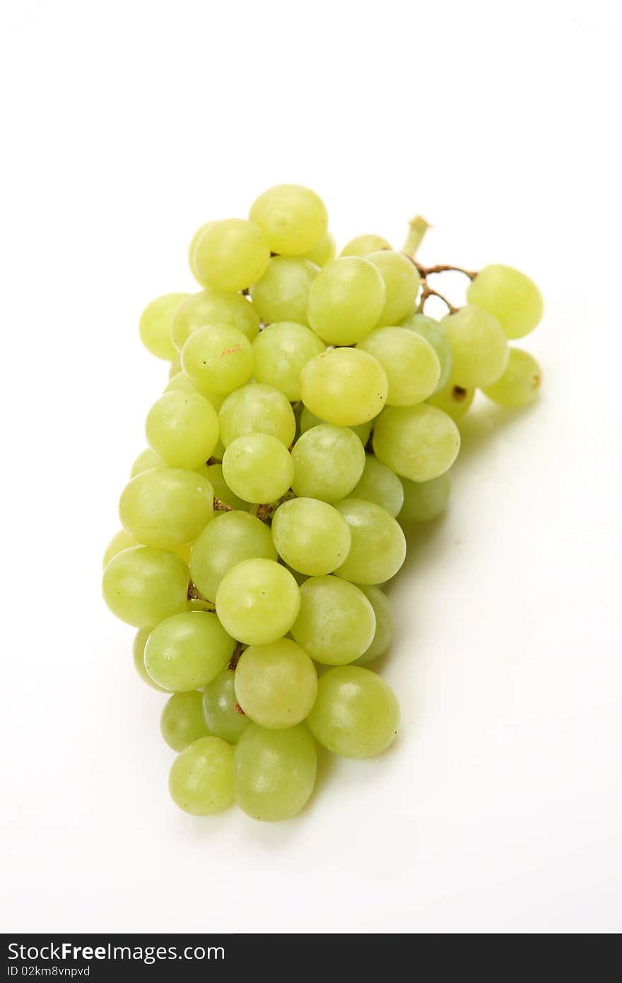 Fresh fruit on a white background