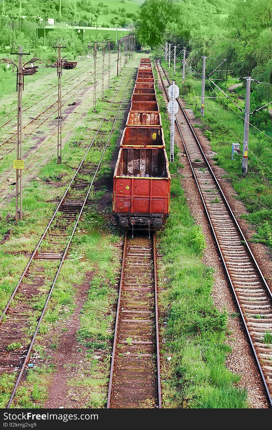 Old industrial railway