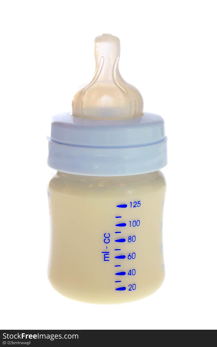 Baby S  Bottle, Isolated.