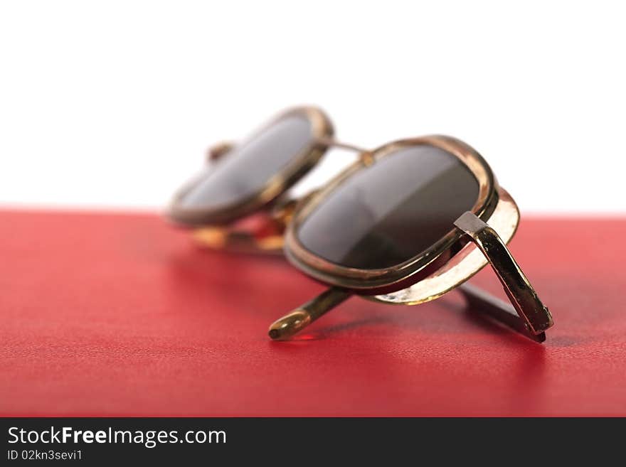 Eyeglasses on white background