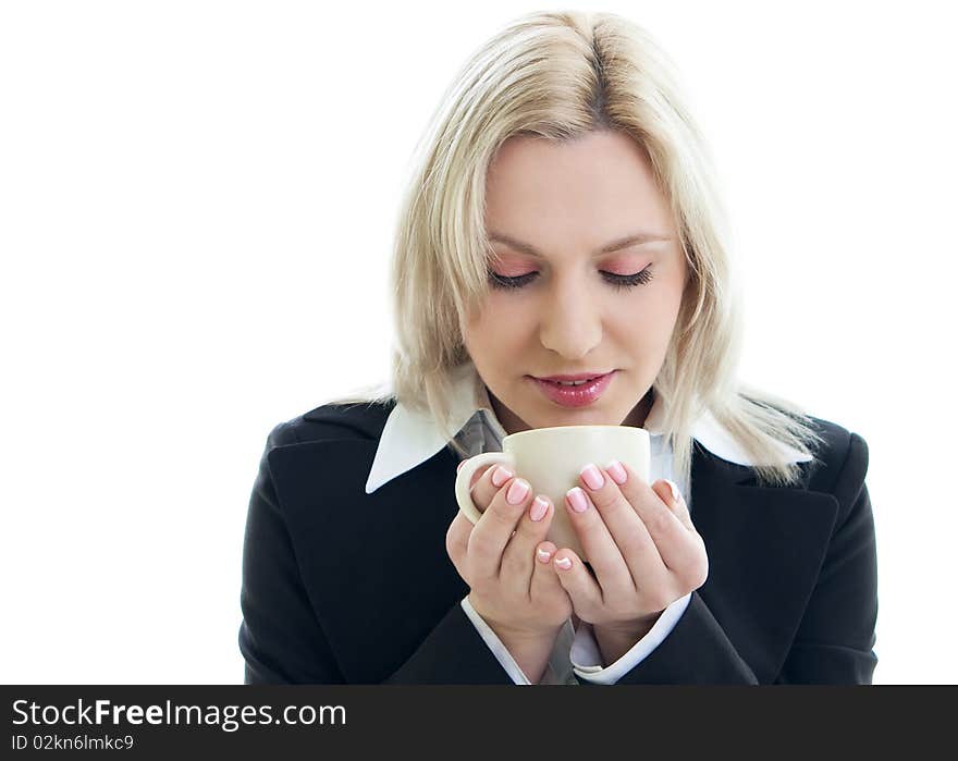 Girl with cup