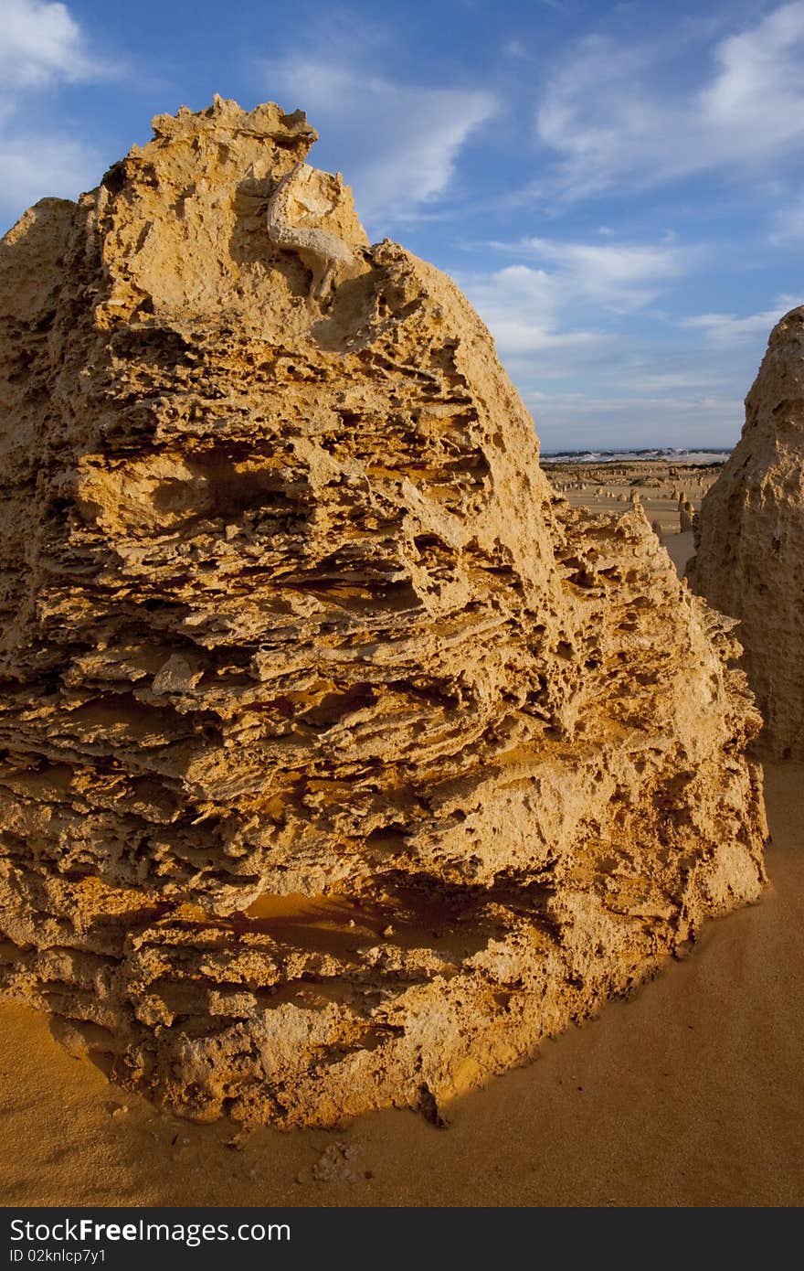 The Pinnacles of the Nambung National Park, Wester