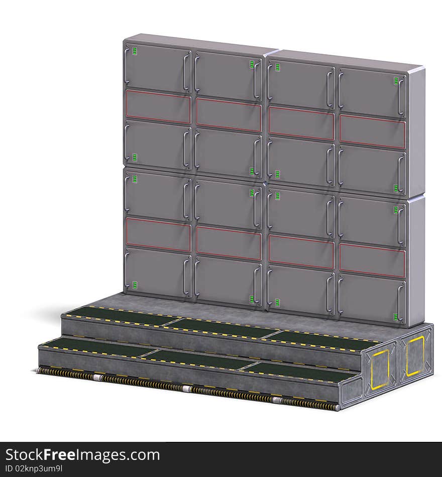 A historic science fiction computer or mainframe.