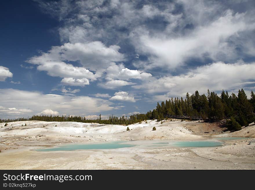 Blue Pools of Yellowstone