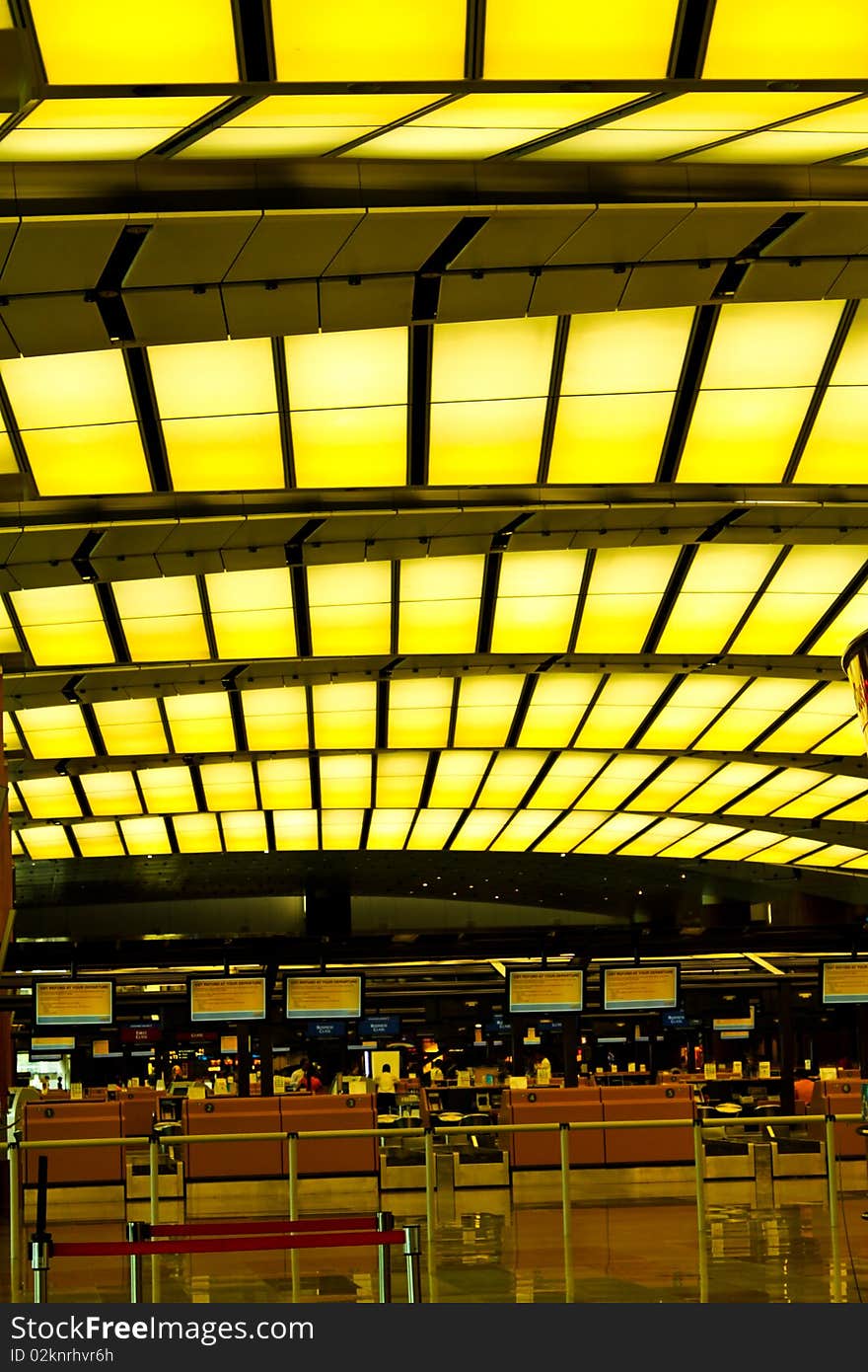 The top of Shanghi airportroof