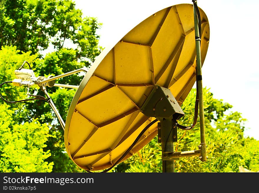 Technology telecommunication at country side. Technology telecommunication at country side