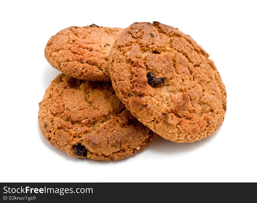 Cookies isolated on a white background