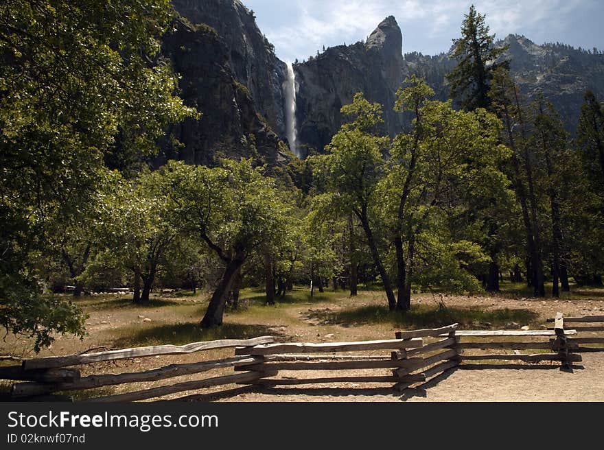 Glorious View of Yosemite National Park in California. Glorious View of Yosemite National Park in California