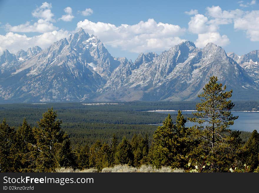 Grand View of Grand Teton National Park