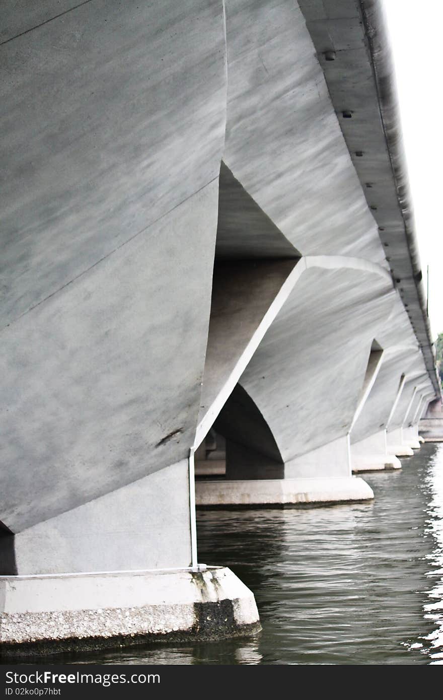 The iron bridge in singapore