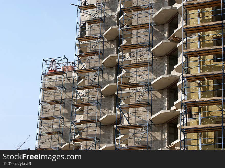 Multi-storey building under construction