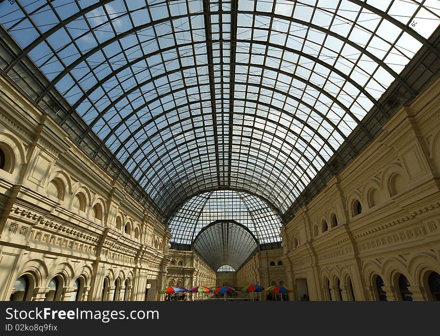 Interior store GUM, Red Square, Moscow