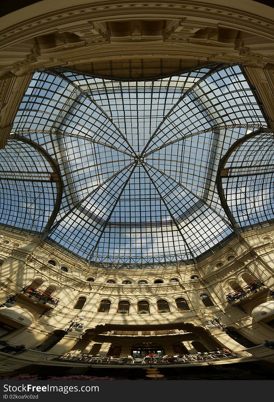 Interior store GUM, Red Square, Moscow