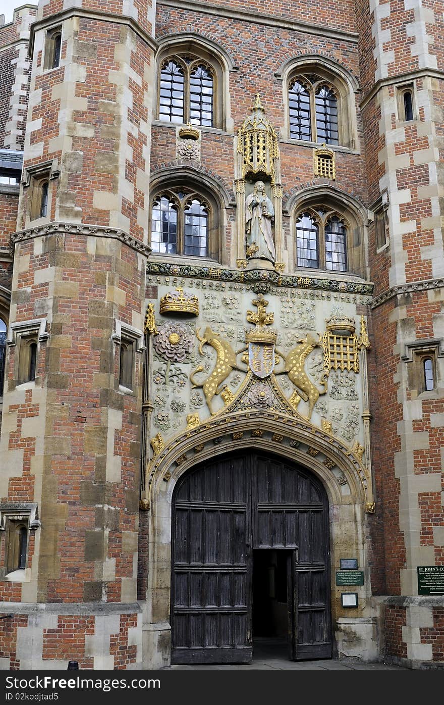 Architectural details of university from Cambridge. Architectural details of university from Cambridge