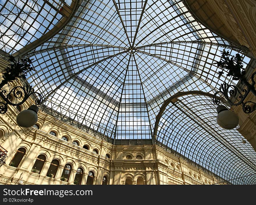 Interior store GUM, Red Square, Moscow, Russian Fe