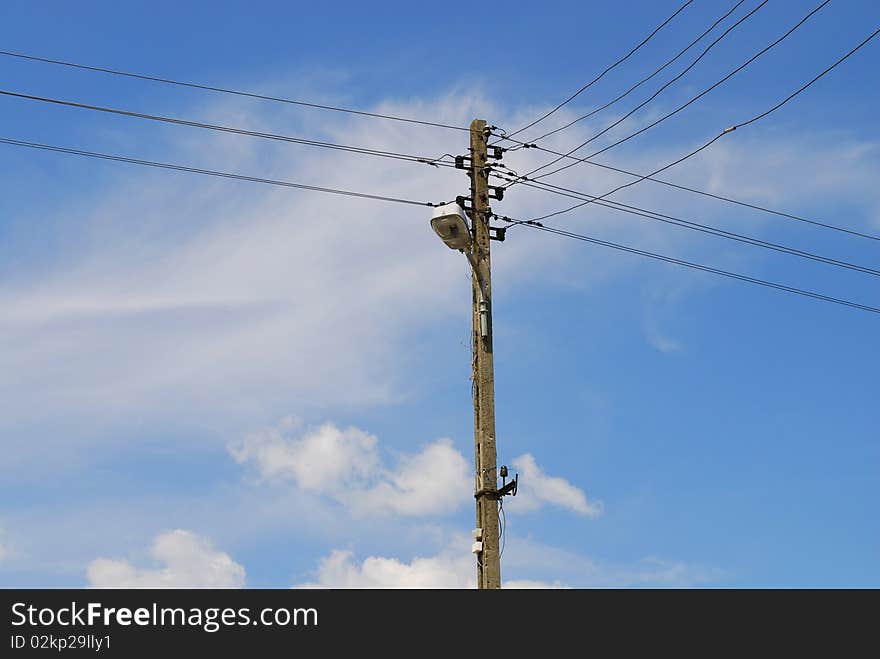 High voltage power line