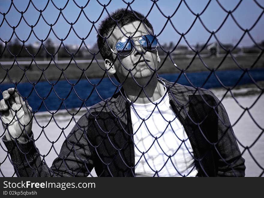 Handsome Male In Glasses.