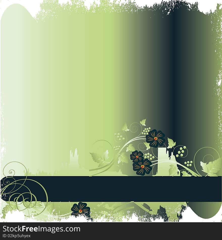 abstract  floral background